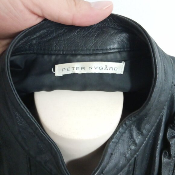 Studded leather and suede jacket - Picture 3 of 4